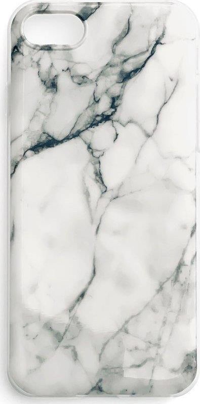 Kapak telefoni Wozinsky Marble për Xiaomi Redmi Note 10 Pro, TPU xhel, dizajn mermeri, i bardhë