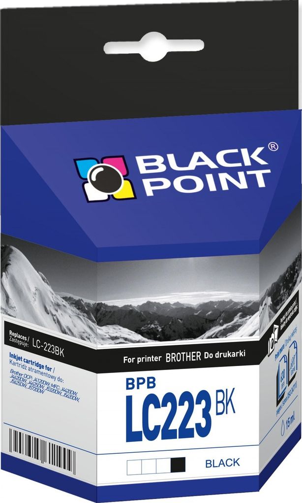 Ngjyrë printeri Black Point, 15 ml, e zezë