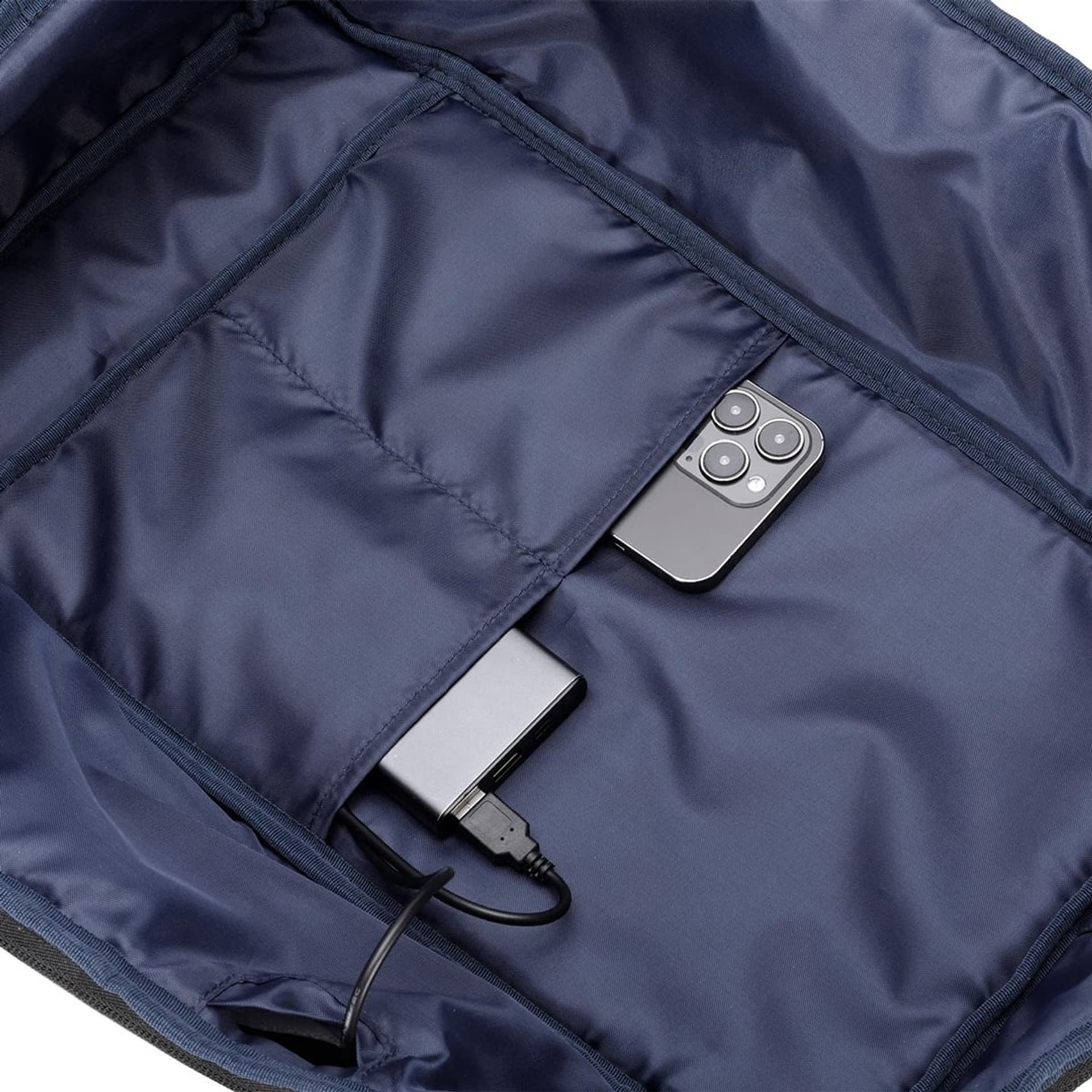 Çantë shpine Modecom Creative 15, 15.6", port USB, e zezë