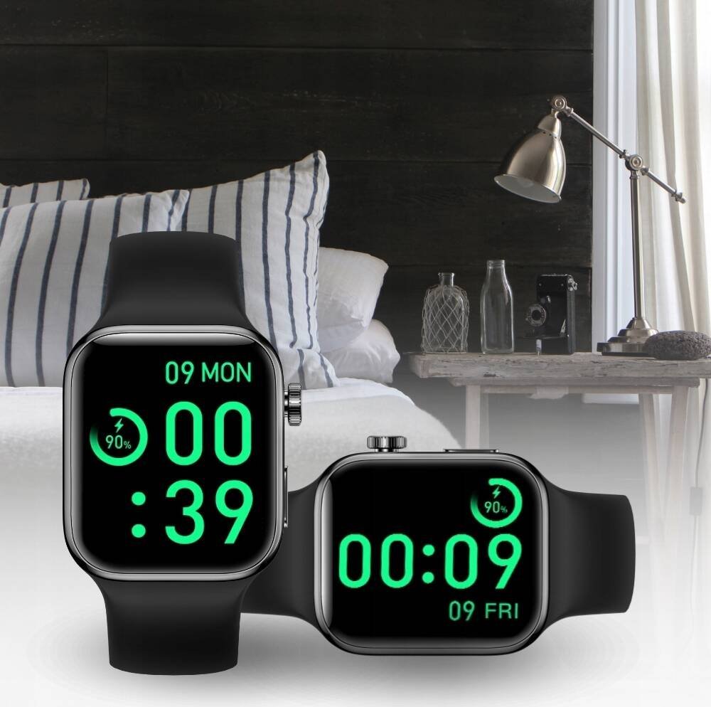 Ora inteligjente Yaxo Tampa, titanium, e zezë