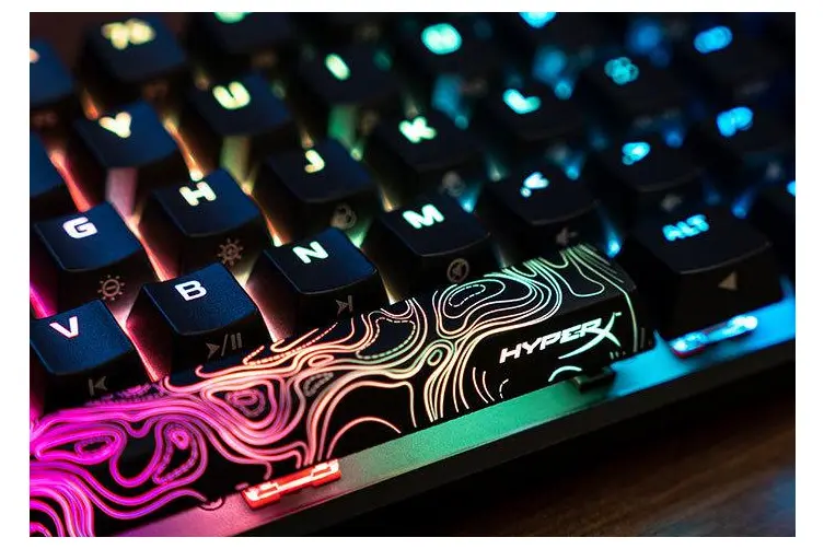 Tastierë HyperX Alloy Origins 60 (HKBO1S-RB-US / G), HyperX Red, US, e zezë