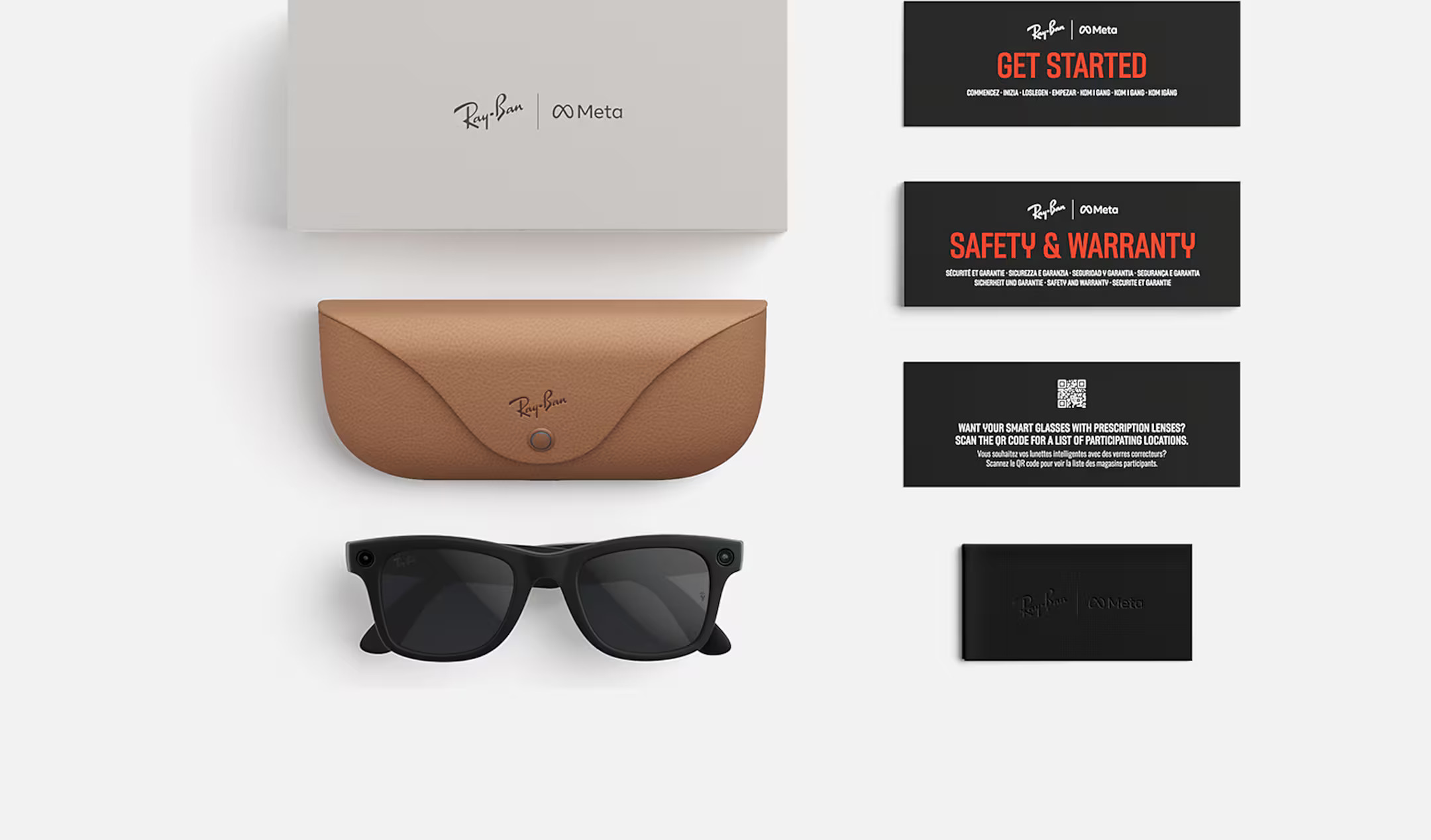 Syze inteligjente Ray-Ban Meta Wayfarer Gen 2, lente Transitions Clear to Graphite Green, Shiny Black