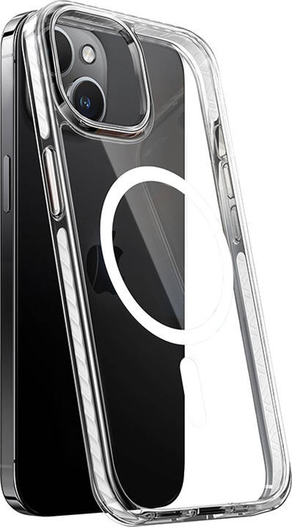 Kllaf telefoni Torras Sparka për iPhone 15, MagSafe, transparent