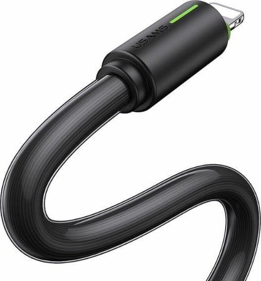 Kabllo USB C në Lightning Usams Yu Series SJ735, 1m, 30W, e zezë