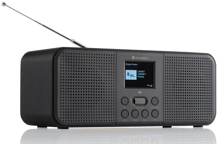Radio GoGEN DAB 800, e zezë