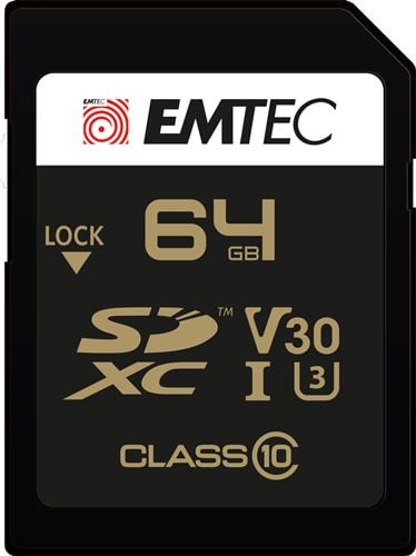 Kartë memorie Emtec Speedin Pro SDXC ECMSD64GXC10SP, 64GB, Class 10 UHS-I U3 V30