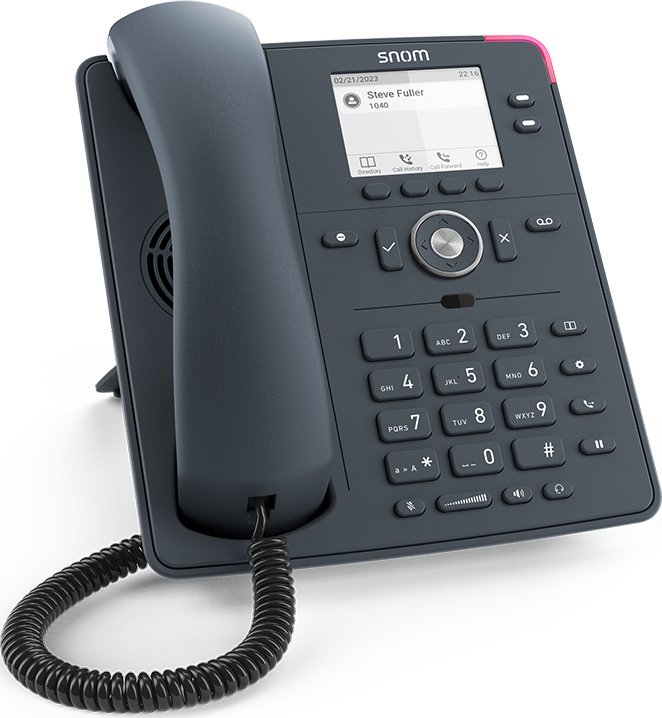 Telefoni IP Snom D140, 2 linja, ekran 2.8" TFT, gri