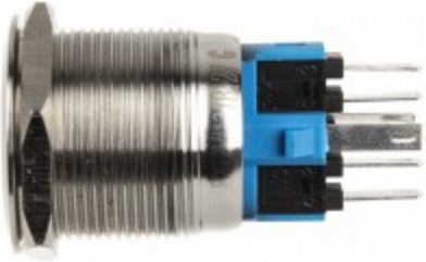 Buton LED DimasTech PD057, 25mm, i kuq