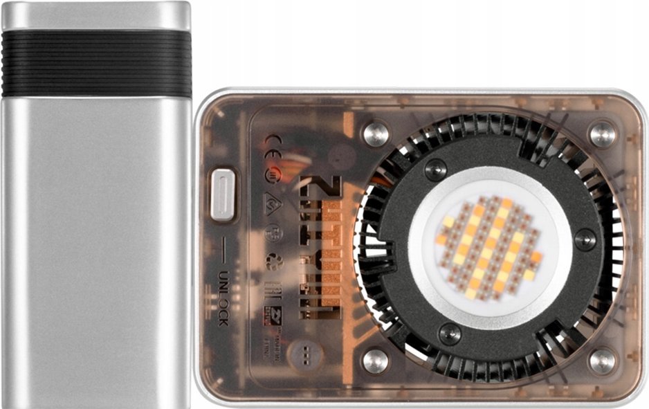 Dritë video Zhiyun Molus X60RGB Combo, 60W, RGB, argjendtë