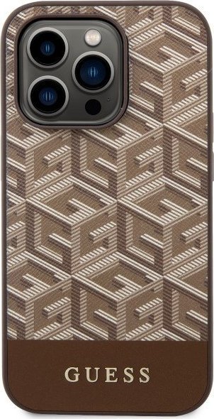 Mbulesë telefoni Guess GCube Stripes MagSafe, për iPhone 14 Pro, e kaftë