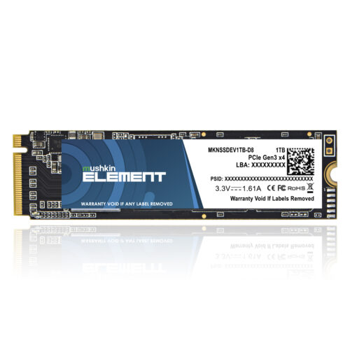 Disk Mushkin SSD, M.2, 1TB, Element PCIe, Gen3x4, NVME