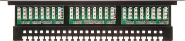 Panel shpërndarës Delta, 24x RJ-45, Angle 6