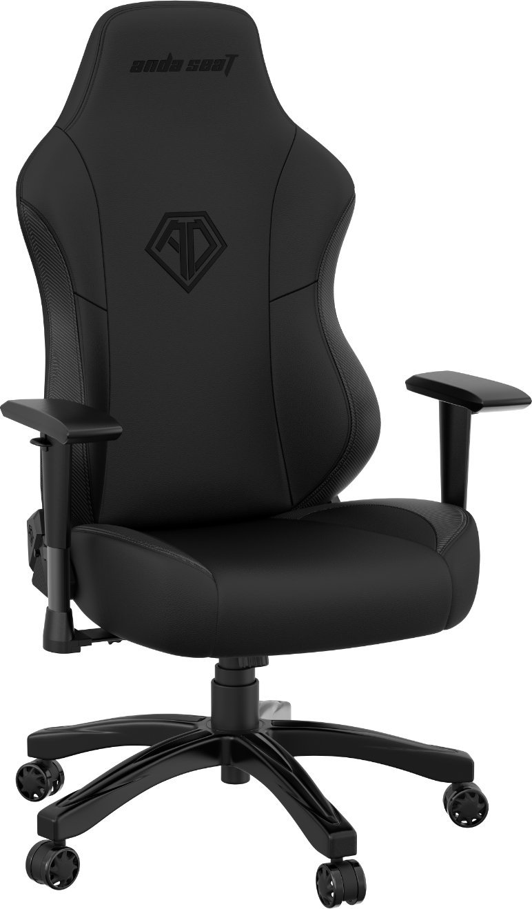 Karrige lojërash AndaSeat Phantom 3 Series, madhësia L, lëkurë PVC, e zezë