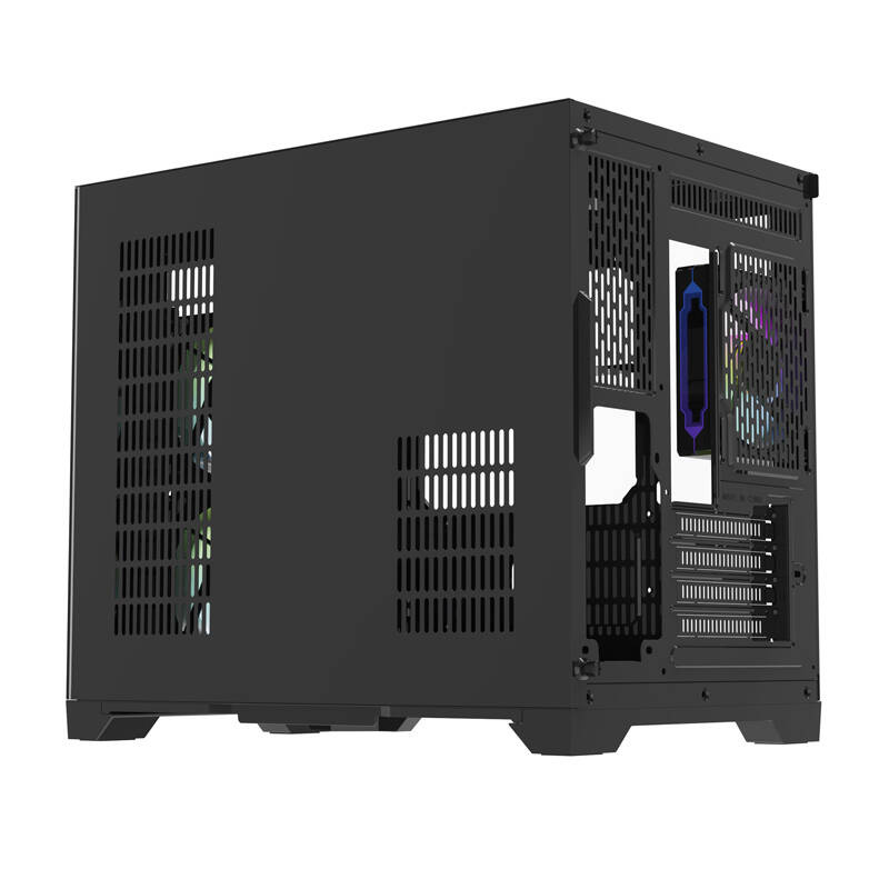 Kuti kompjuteri DarkFlash FT418, M-ATX Mini Tower, 6 ftohës RGB, e zezë
