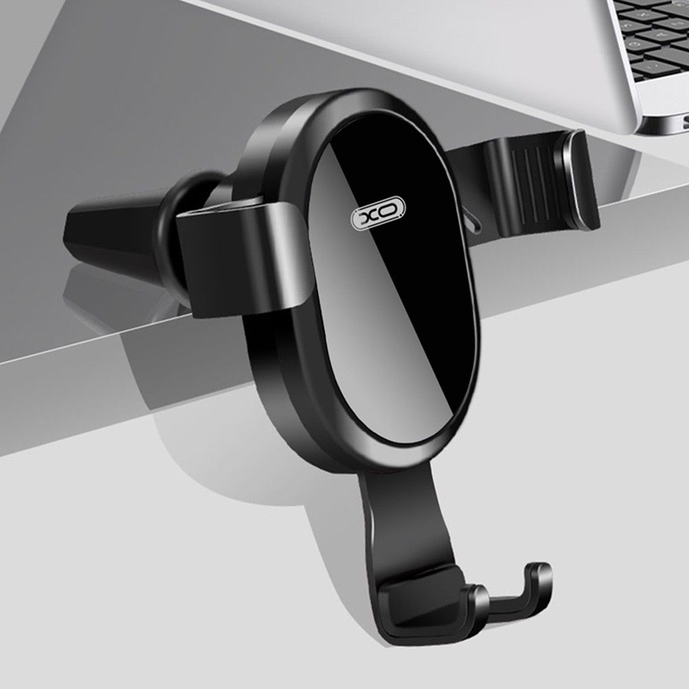 Mbajtës telefoni për makinë XO WX015 Gravity, karikim wireless, i zi