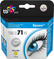 Patrone boje TB Print për Epson T071440, e verdhë, 11ml
