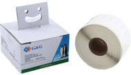 Etiketa adrese G&amp;G BM-D-G-11356, 41 x 11 mm, ngjitëse, të bardha
