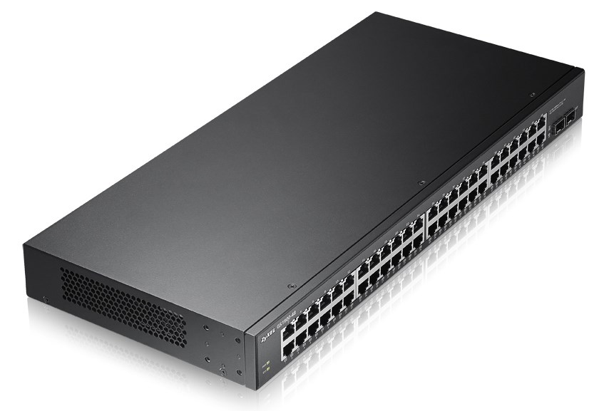 Switch rrjeti Zyxel GS1900-48, 48 porta Gigabit Ethernet, L2, i zi