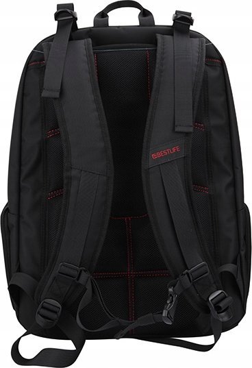 Çantë shpine Bestlife Assailant, për notebook 17", najlon, e zezë