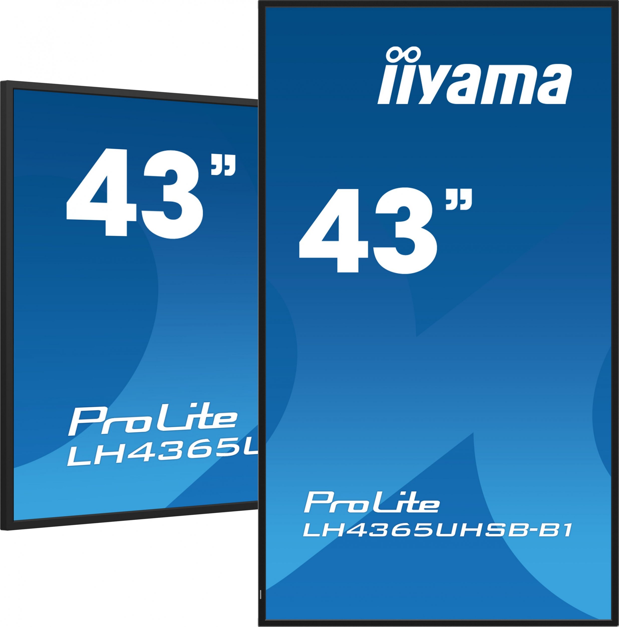 Ekran profesional Iiyama LH4365UHSB-B1, 43", 4K Ultra HD, 800 cd/m², i zi