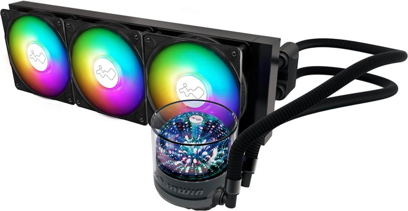 Ftohës ujor CPU InWin NR36 Nebula, 360mm, ARGB, i zi