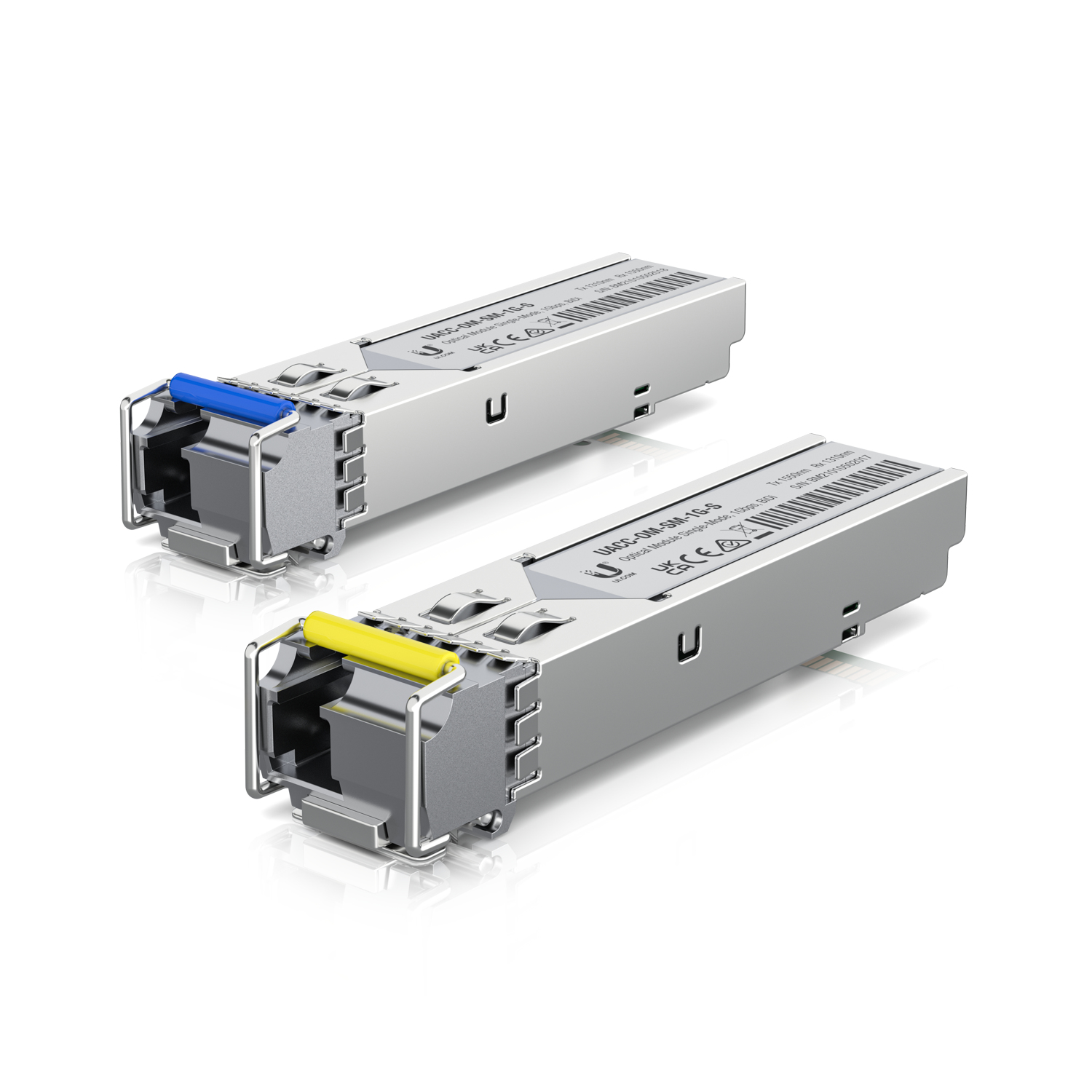Modul optik Ubiquiti UACC-OM-SM-1G-S-2, 1 Gbps, single mode, paketim 2 copë, inox