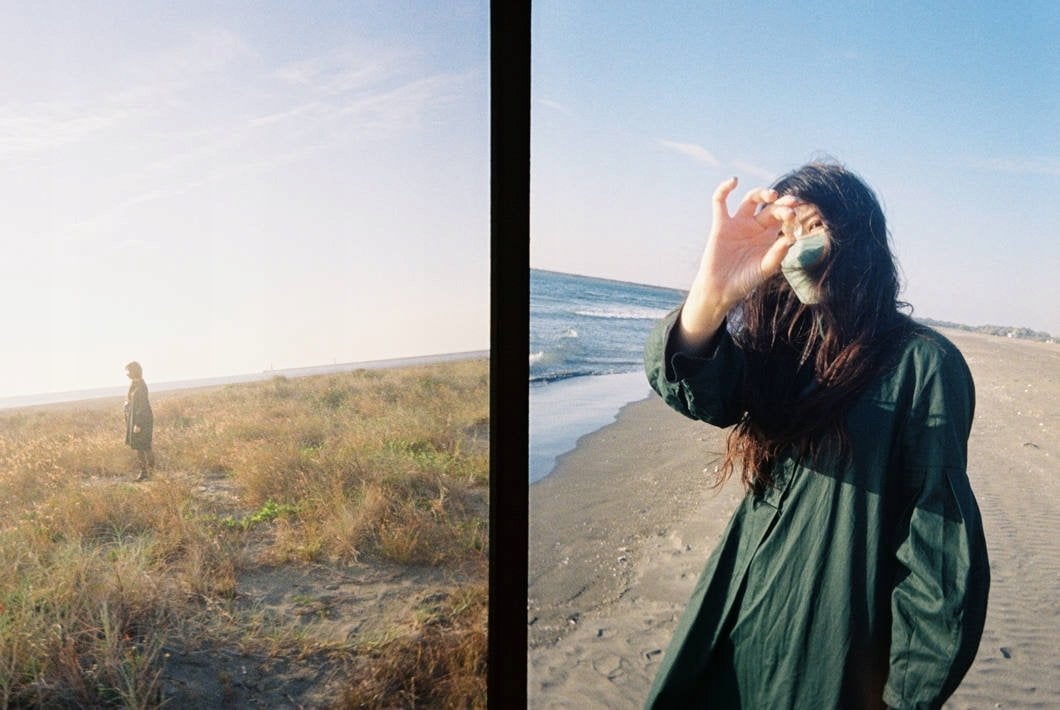 Kamerë analoge Kodak EKTAR H35, half frame 35mm, me blic, jeshile gri