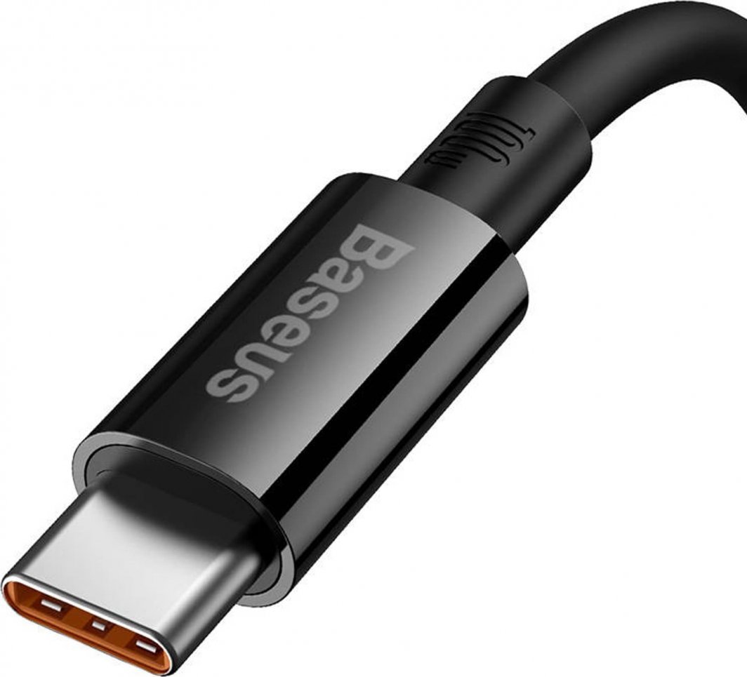 Kabllo USB Baseus P10320102114-00, USB-A në USB-C, 1 m, 100 W, e zezë