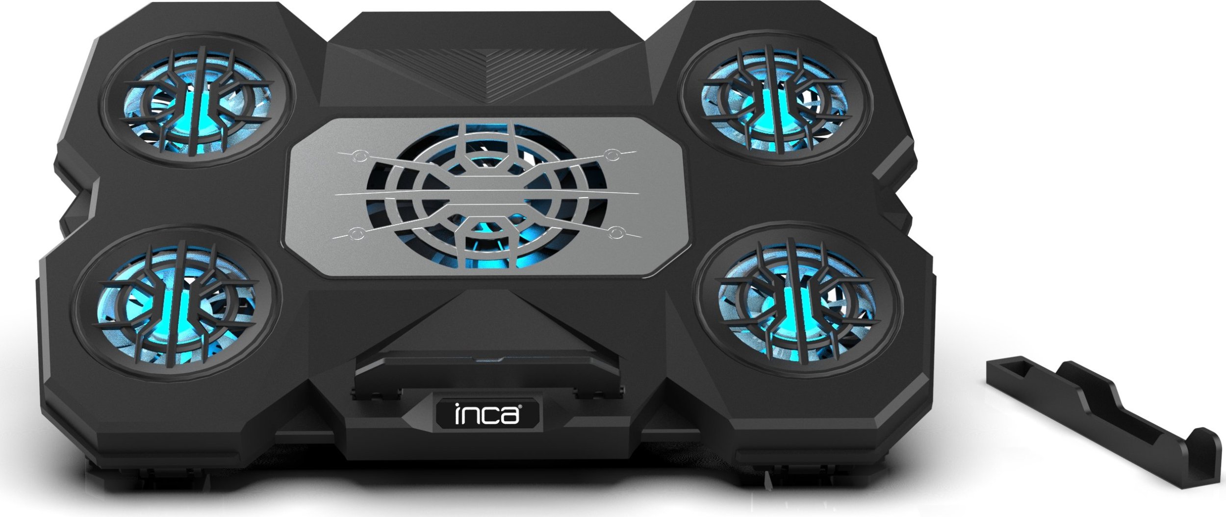 Ftohës laptopi Inca INC-614GMS, me ventilatorë, i zi