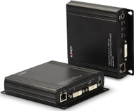 Проширен KVM Линди 140m Cat.6, DVI-D USB аудио RS-232, 1920x1200