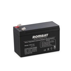 Bateri stacionare Rombat 7Ah 12V, plumb acid, e zezë