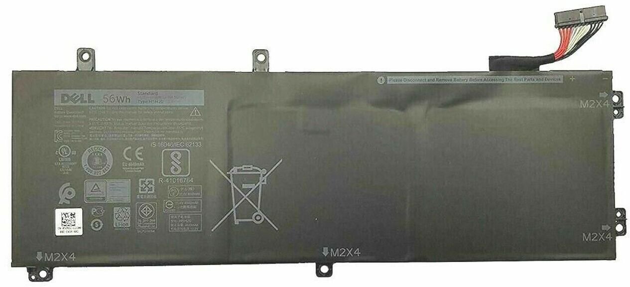 Bateri laptopi Dell Ery, 56Wh, 3 cell Li ion, e zezë