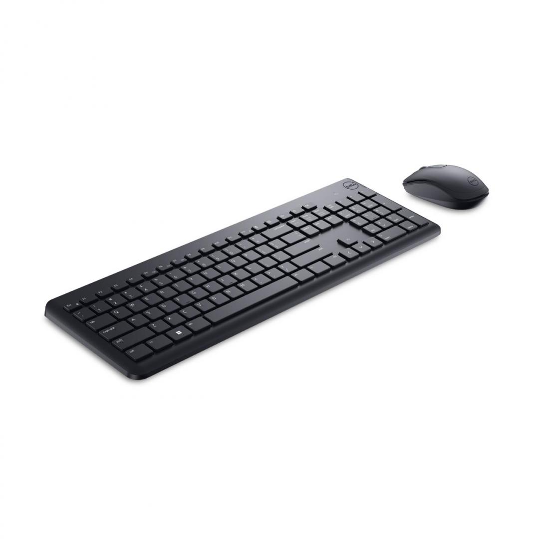 Set tastierë dhe maus wireless Dell KM3322W, layout rumun QWERTZ, i zi