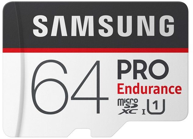 Kartë e memories Samsung Pro Endurance MicroSDXC 64GB, UHS-I / U1 + përshtatës SD