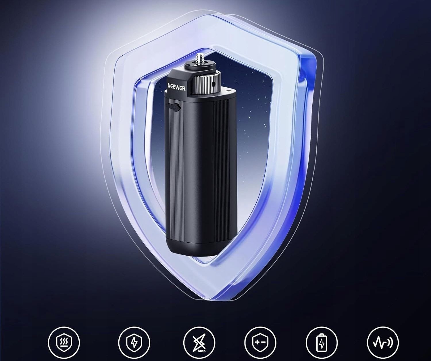 Power bank dorezë NEEWER PH74E, 74Wh, 100W USB C PD, e zezë