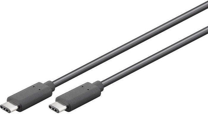 Kabllo USB Goobay 67976, USB 2.0 në USB C, 1m, gri