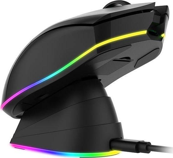Maus gaming Dareu EM901X, wireless 2.4G dhe me kabllo, 12000 DPI, RGB, i zi