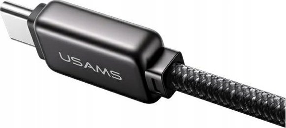 Kabllo USB C në USB C Usams Meteor SJ744USB0, 1.2m, 100W, gri