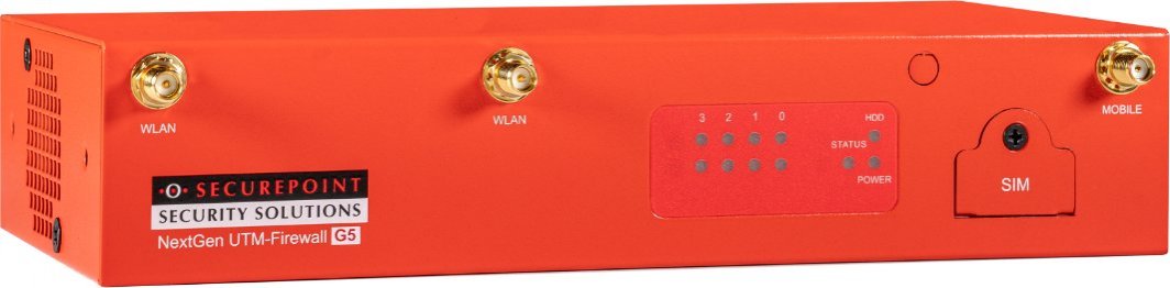 Firewall rrjeti Securepoint RC200 G5, throughput i lartë, VPN, gri