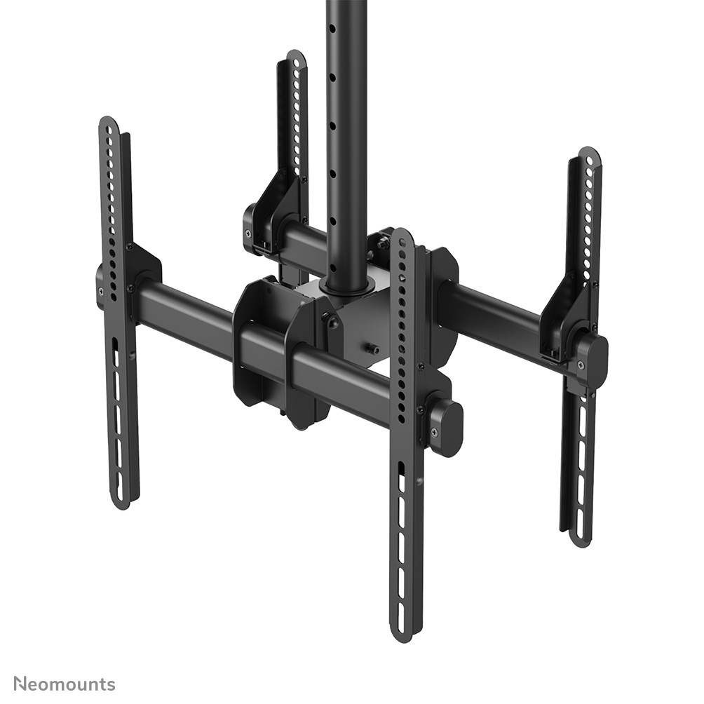 Mbajtëse tavani për dy monitorë/TV Neomounts NM-C440D, 32-60", 45kg, e zezë