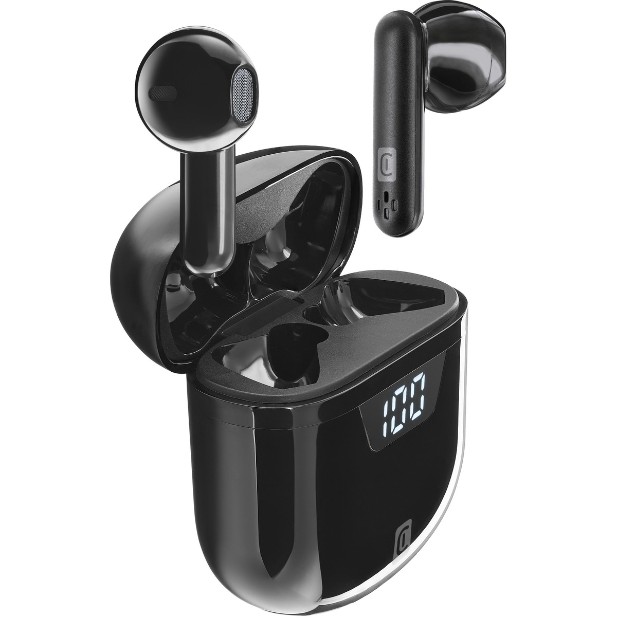 Dëgjuese Buds Cellularline seek btseektwsk, wireless, Mic, të zeza