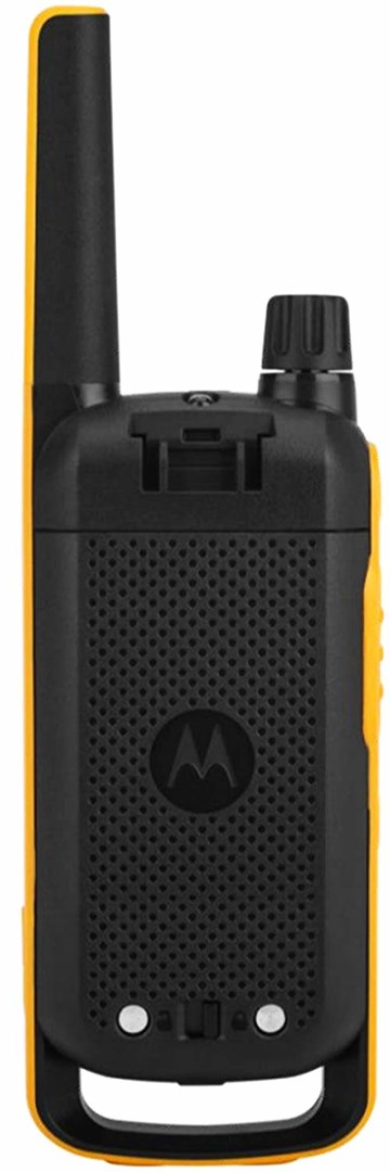 Walkie talkie Motorola TLKR T82 Extreme, rezistent ndaj ujit IPx4, rreze deri disa km, i verdhë