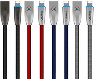 Kabllo USB-A në Lightning Usams, 1.2 m, e hirtë