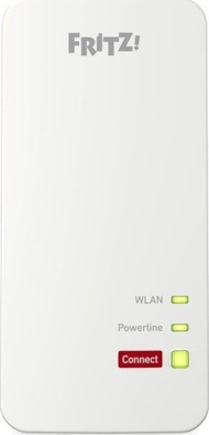 Powerline адаптер AVM FRITZ Powerline 1240 AX, WiFi 6, Mesh, бел