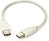 Kabllo Logo USB A - USB A, 0.3m, e hirtë