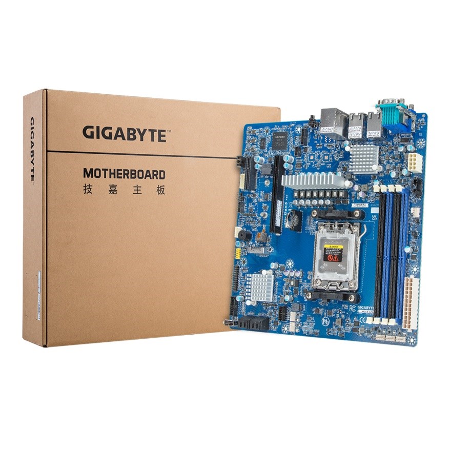Motherboard serverik GIGABYTE MC13-LE1, AMD EPYC Ryzen, DDR5 ECC, MicroATX