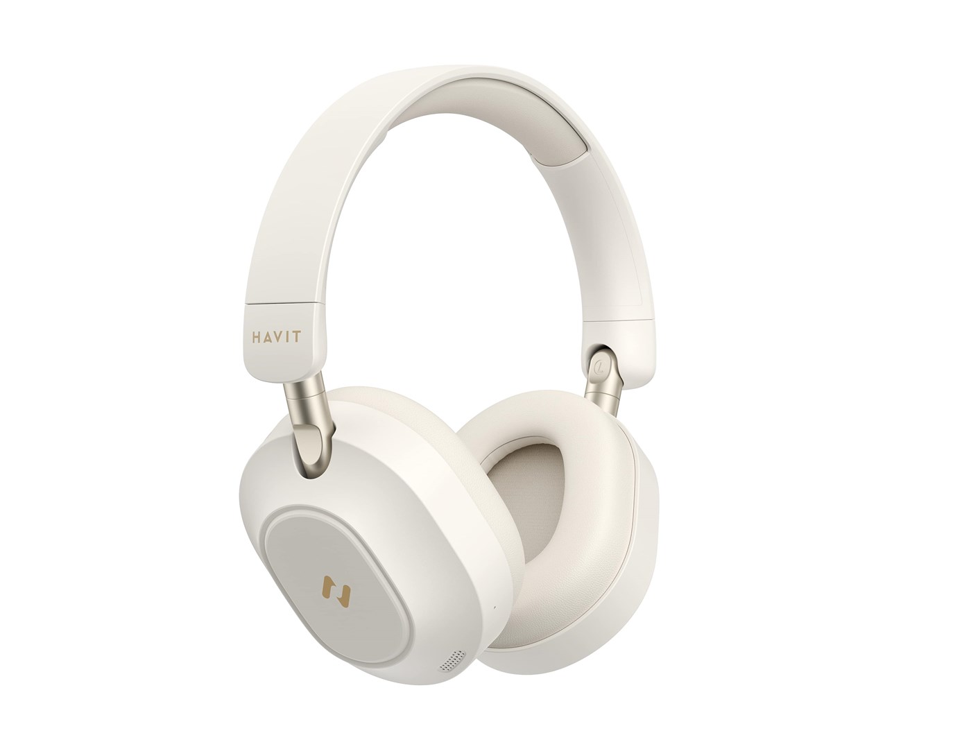 Kufje wireless Havit LIFE NC01H H668BT, Bluetooth, me anulim zhurme, bezhë