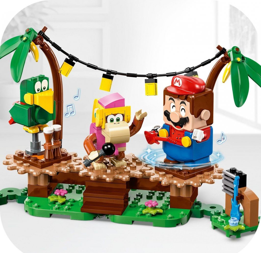 Set LEGO® Super Mario™ 71421 Dixie Kong and the Jungle Concert - Expansion Set