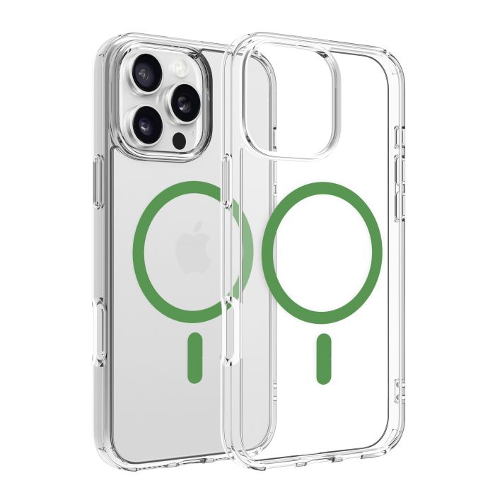 Dviced MagSafe iPhone 16 Pro Max Clear Case, Green