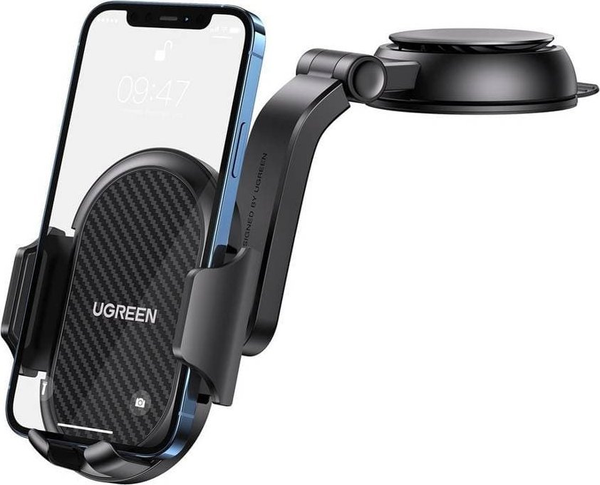 Mbajtës veture Ugreen LP405, për telefon 4.7-7.2", me kupë thithëse, i zi